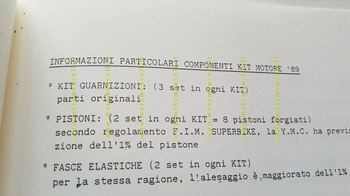 Yamaha FZR 750 R kit 1989 Model information manuale officina …