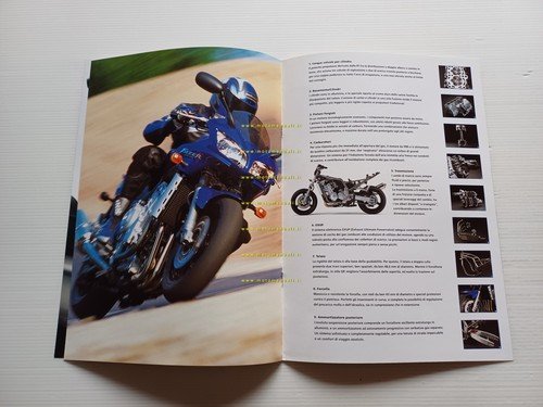 Yamaha FZS 1000 Fazer 2002 depliant italiano originale