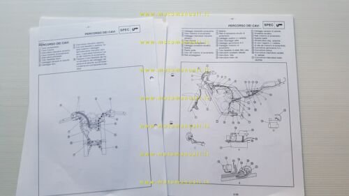 Yamaha FZS 600 1998 Service Information manuale officina italiano originale