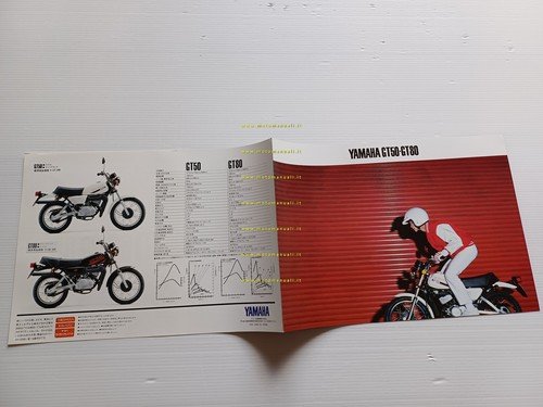 Yamaha GT 50 - GT 80 1981 depliant GIAPPONESE originale