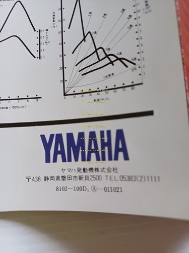 Yamaha GT 50 - GT 80 1981 depliant GIAPPONESE originale