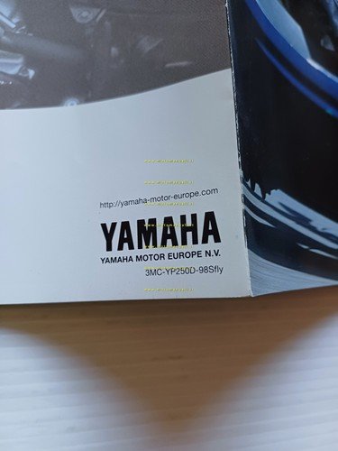 Yamaha Majesty 250 1998 depliant italiano originale