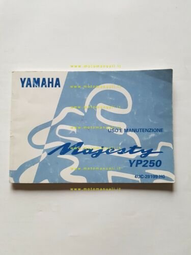 Yamaha Majesty 250 4UC 1995-6 manuale uso manutenzione ITALIANO originale