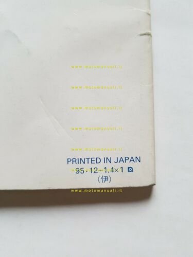 Yamaha Majesty 250 4UC 1995-6 manuale uso manutenzione ITALIANO originale