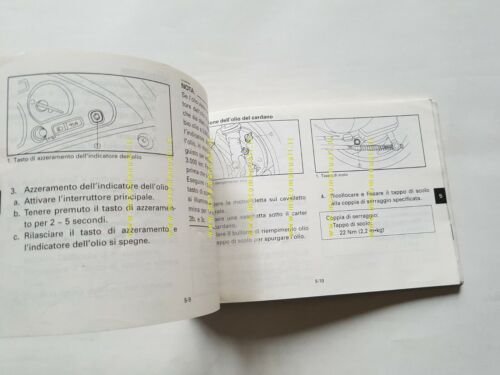 Yamaha Majesty 250 4UC 1995-6 manuale uso manutenzione ITALIANO originale