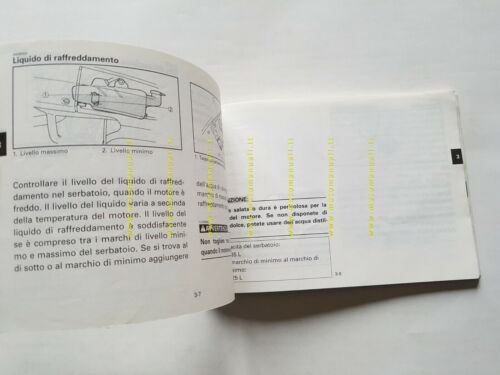 Yamaha Majesty 250 4UC 1995-6 manuale uso manutenzione ITALIANO originale