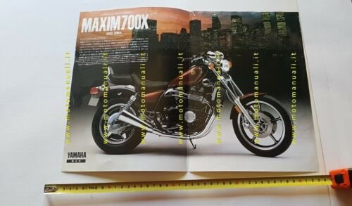 Yamaha Maxim 700 X 1985 depliant POSTER originale JAPANESE TEXT …