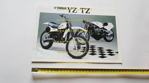 Yamaha modelli competizione TZ-YZ 1980 depliant ITALIANO moto originale brochure