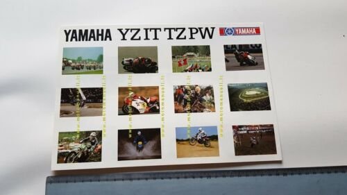 Yamaha modelli Racing TZ YZ IT PW 1983 depliant originale …
