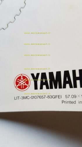 Yamaha modelli Racing TZ YZ IT PW 1983 depliant originale …