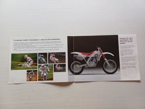 Yamaha modelli YZ - WR - TY 1989 depliant ITALIANO …