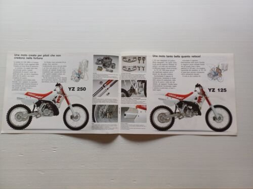 Yamaha modelli YZ - WR - TY 1989 depliant ITALIANO …