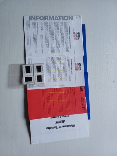 Yamaha Motorsport Superbike 1997-presentazione Aerox cartella stampa originale