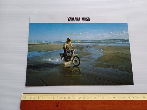 Yamaha MR 50 1981 depliant GIAPPONESE originale