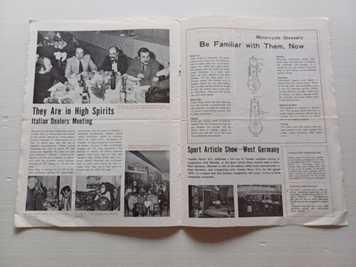 Yamaha News rivista aziendale n.1 1973 originale