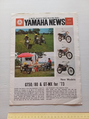 Yamaha News rivista aziendale n.12 1972 originale