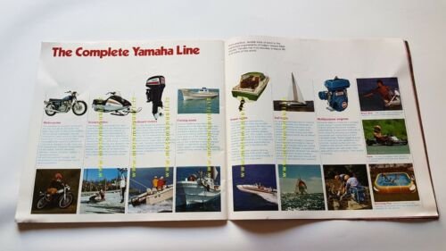 Yamaha presentazione aziendale 1976 originale inglese genuine Company Profile