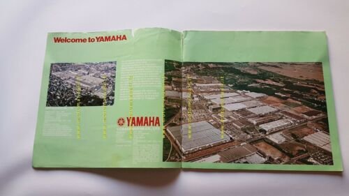 Yamaha presentazione aziendale 1976 originale inglese genuine Company Profile