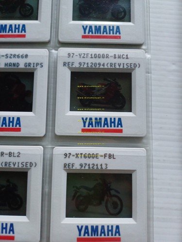 Yamaha presentazione modelli 1997 cartella stampa depliant originale inglese