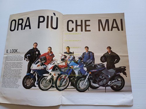 Yamaha produzione modelli 1991 depliant originale italiano