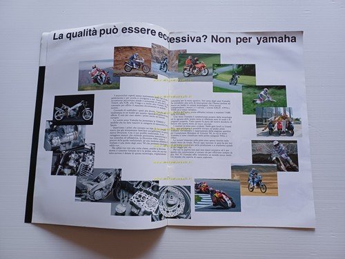 Yamaha produzione modelli 1992 depliant originale italiano