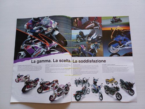 Yamaha produzione modelli 1994 depliant originale italiano