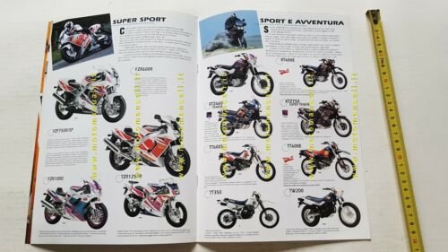 Yamaha produzione modelli 1995 depliant ITALIANO originale moto
