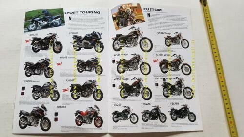 Yamaha produzione modelli 1995 depliant ITALIANO originale moto