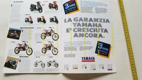 Yamaha produzione modelli 1995 depliant ITALIANO originale moto