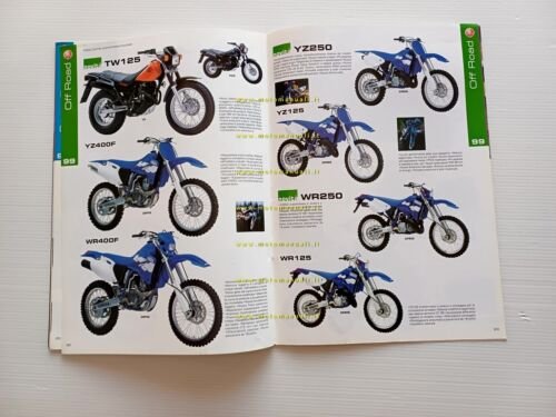 Yamaha produzione modelli 1999 depliant italiano originale