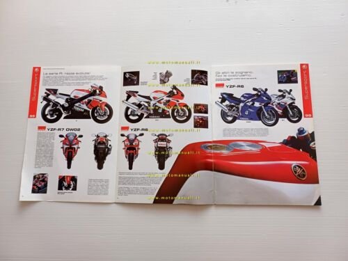 Yamaha produzione modelli 1999 depliant italiano originale