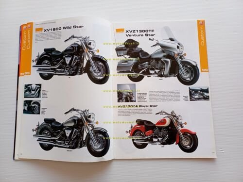 Yamaha produzione modelli 1999 depliant italiano originale