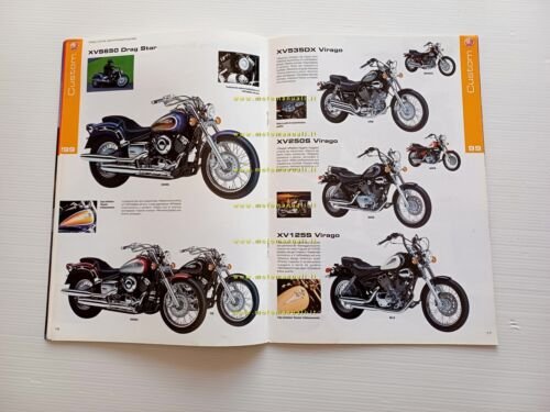 Yamaha produzione modelli 1999 depliant italiano originale