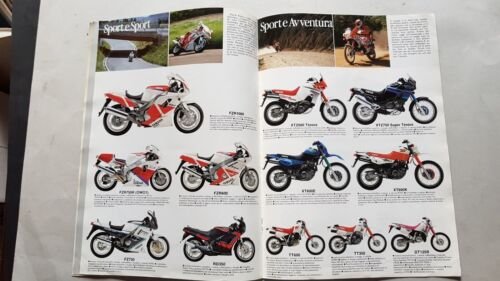 Yamaha produzione modelli moto 1991 depliant originale motorcycle brochure