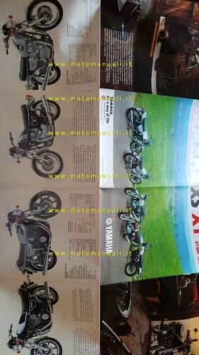 Yamaha PRODUZIONE MODELLI XS - XT 500 1977 depliant moto …