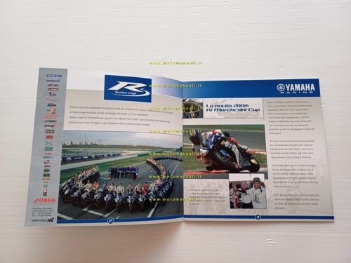Yamaha Racing R Series Cup 2008 depliant italiano originale