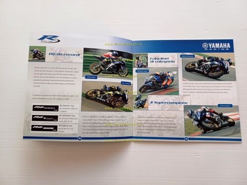Yamaha Racing R Series Cup 2008 depliant italiano originale