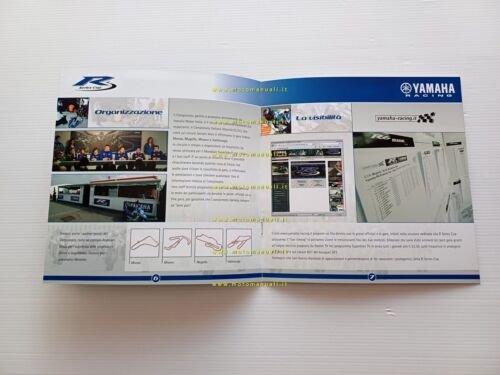 Yamaha Racing R Series Cup 2008 depliant italiano originale