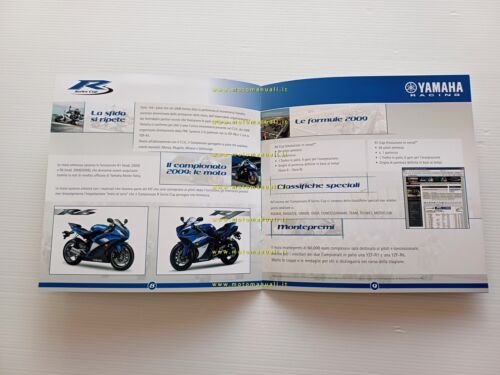 Yamaha Racing R Series Cup 2008 depliant italiano originale