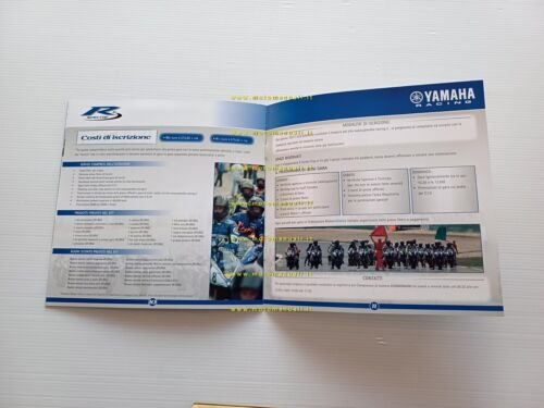 Yamaha Racing R Series Cup 2008 depliant italiano originale