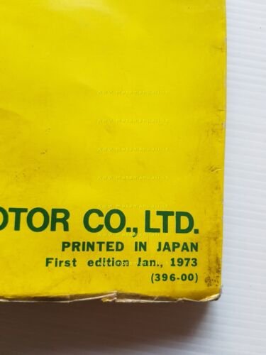 Yamaha RD 125 1973 catalogo ricambi originale spare parts catalogue