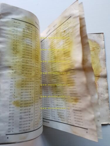 Yamaha RD 125 1973 catalogo ricambi originale spare parts catalogue