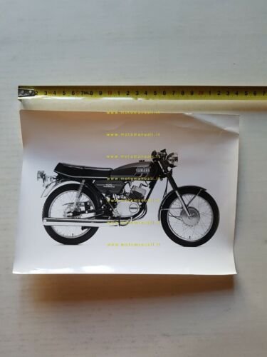 Yamaha RD 125 1976 foto cartella stampa originale press photo …