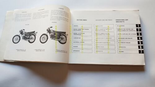 Yamaha RD 125 B - RD 200 B 1974 manuale …