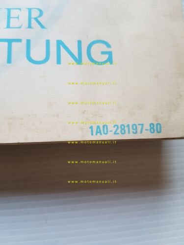 Yamaha RD 250 - 400 1A0 1976 manuale officina originale