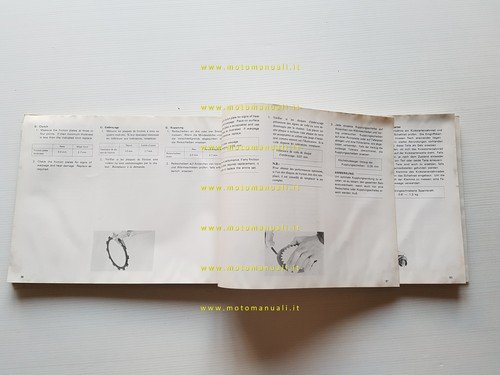 Yamaha RD 250 - 400 1A0 1976 manuale officina originale