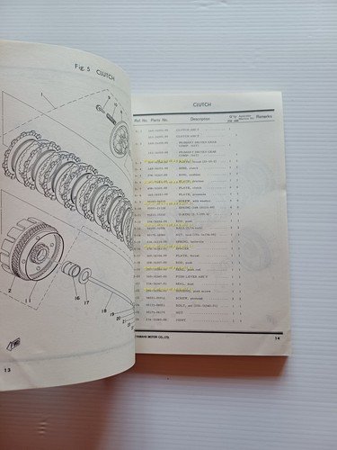 Yamaha RD 250 1A2 - RD 400 1A3 1976 catalogo …