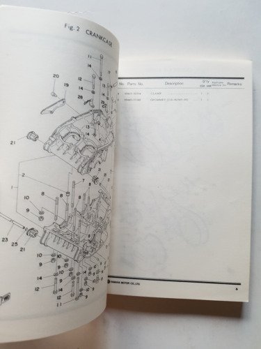 Yamaha RD 250 (1A2-1R9) - RD 400 (1A3) 1977 catalogo …