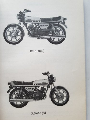 Yamaha RD 250 (1A2-1R9) - RD 400 (1A3) 1977 catalogo …