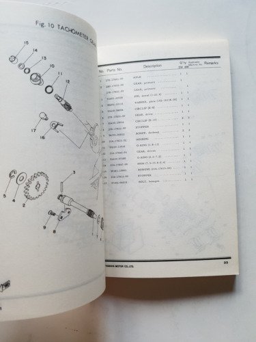 Yamaha RD 250 (1A2-1R9) - RD 400 (1A3) 1977 catalogo …